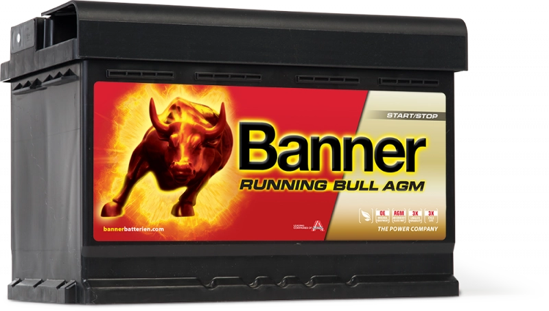 Baterie auto Banner  RUNNING BULL AGM 70 AH 12 V