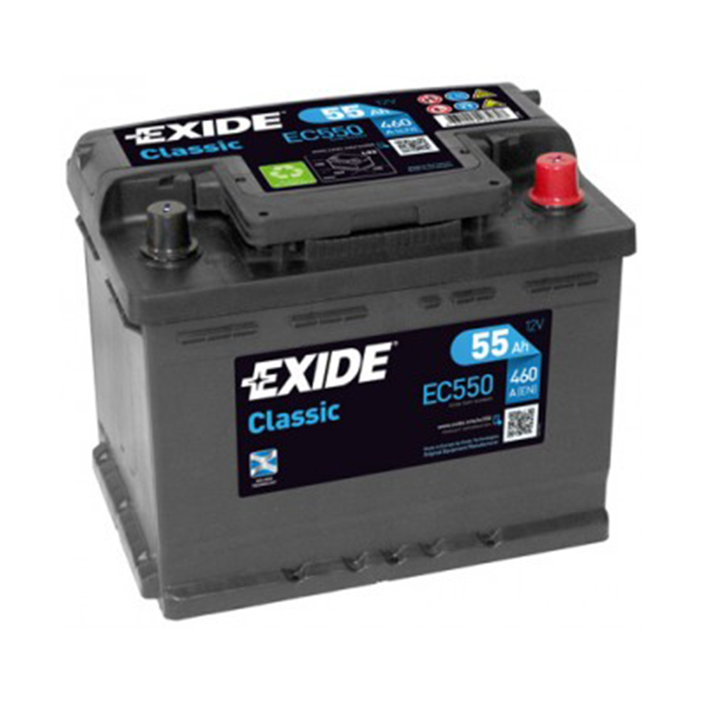 Baterie auto Exide Classic EC550 12V 55Ah 460A EN