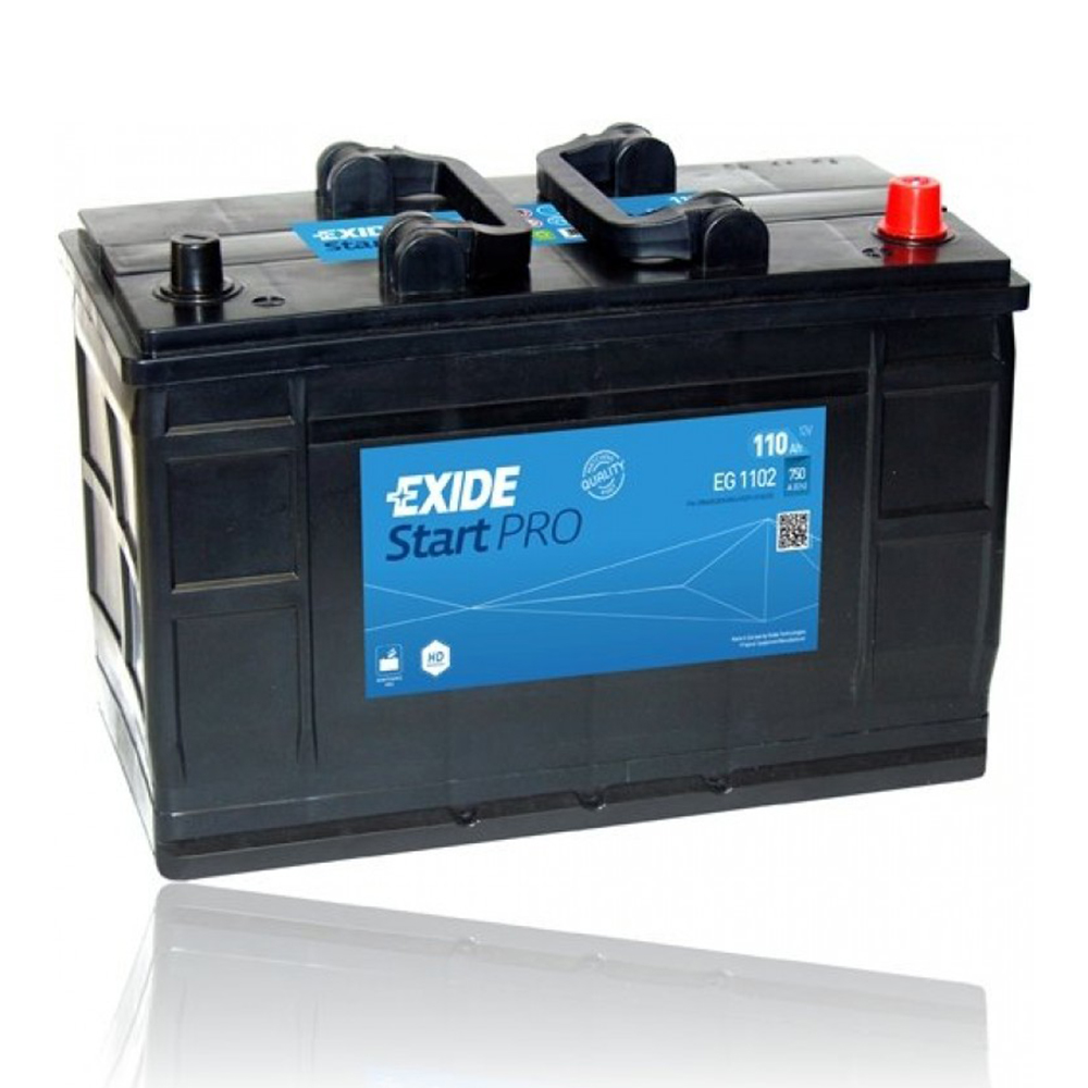 Baterie camion/tractor Exide EG1102 – 12 V 110 Ah 750 A EN, durabilitate industrială și pornire fiabilă